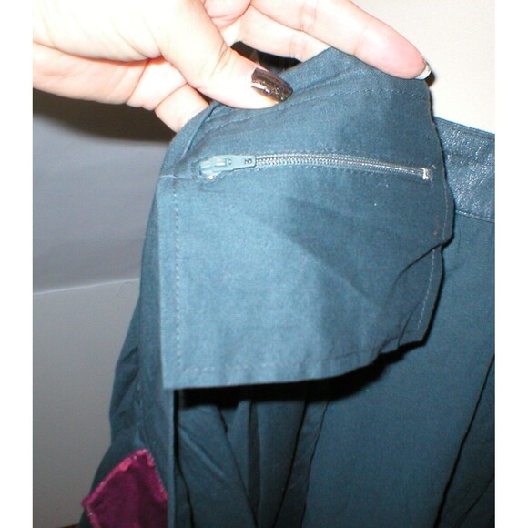 NWT Womens New Designer Isabela Capeto Handmade Skirt 31 X 24 Green Sequins Silk - Picture 9 of 12